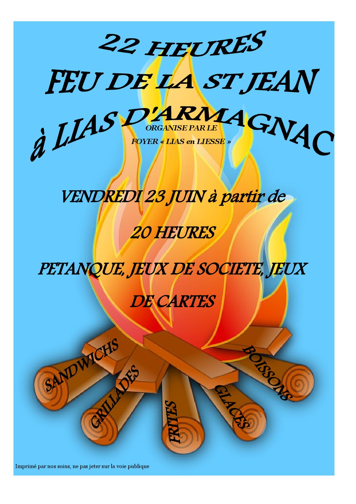 affiche feu de la st jean 2017